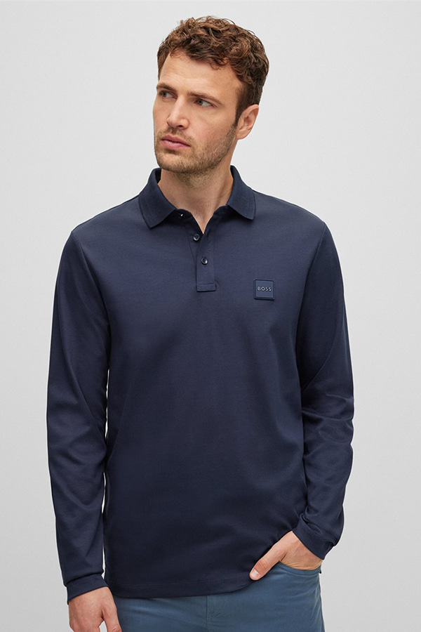 ΜΠΛΟΥΖΑ POLO BOSS - 404 ΜΠΛΕ